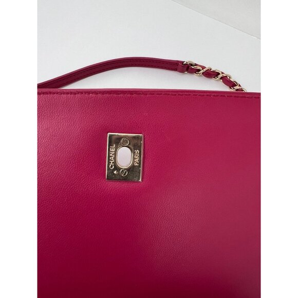 Chanel Lambskin Quilted Lovely Day Medium Pink Flap Crossbody Bag - Picture 10 of 16